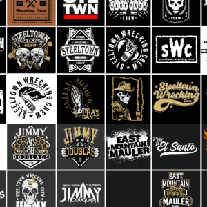 collection of Steeltown Wrecking Crew logos